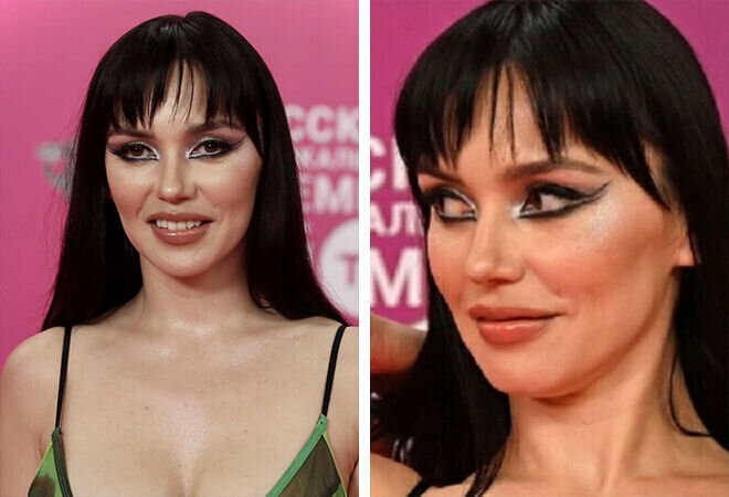     бьюти-провалы звезд 2022 Серябкина