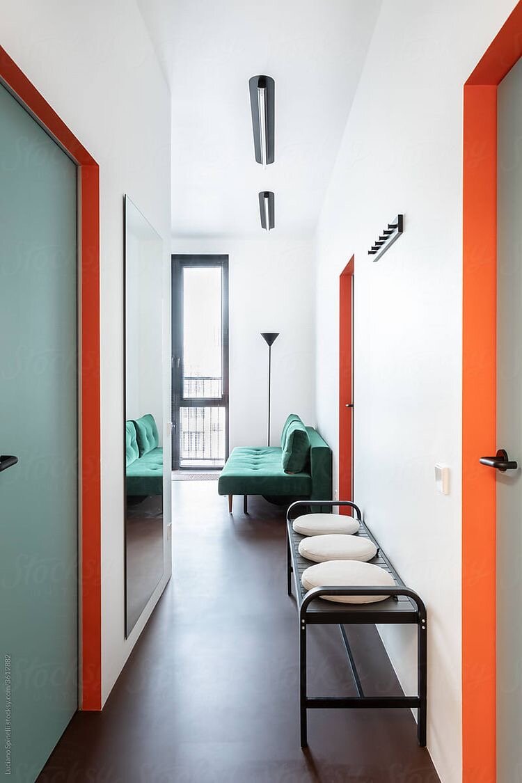 Яркие акценты в интерьере. Фото Pinterest 