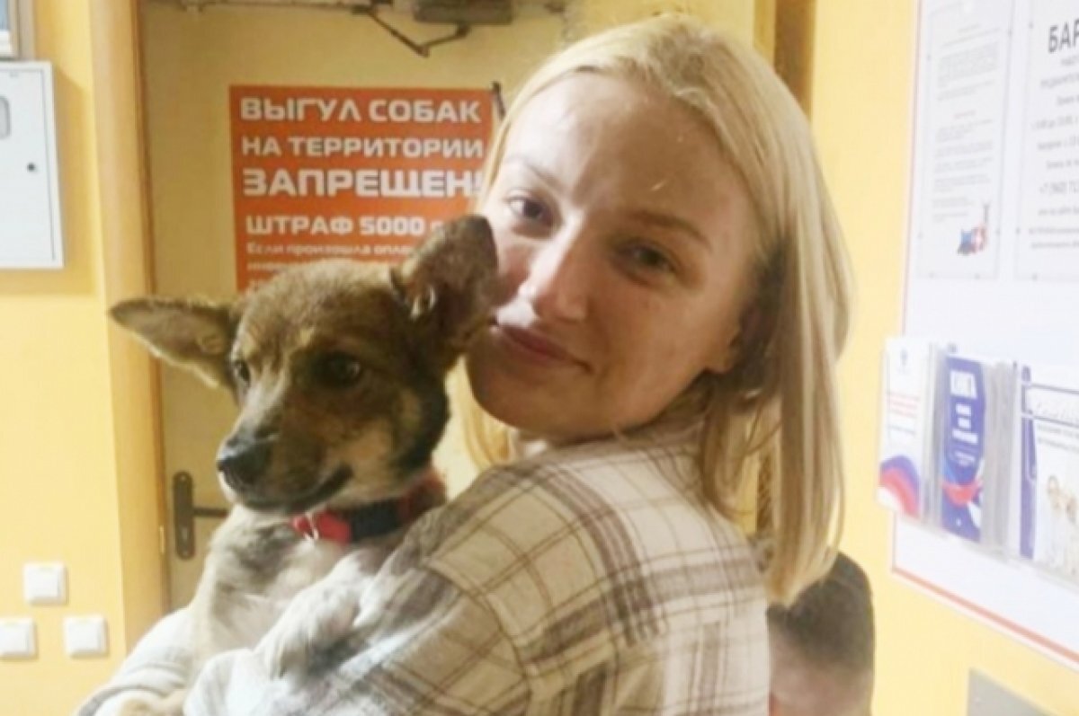    Спасённому из гудрона в Твери щенку нашли дом