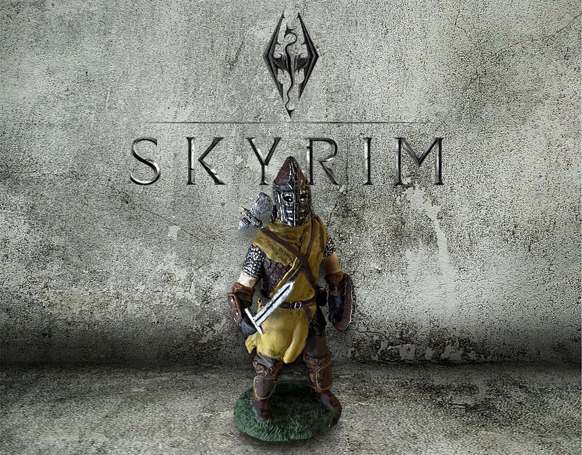 Страж Вайтрана из полимерной глины в моем исполнении