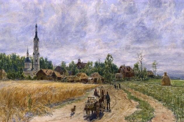 К.А. Савицкий. Пейзаж. Косино. (св. Озеро).