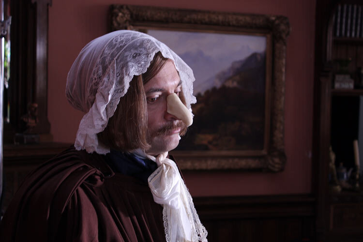 В молодые годы Гоголь мог и  подурачиться. 