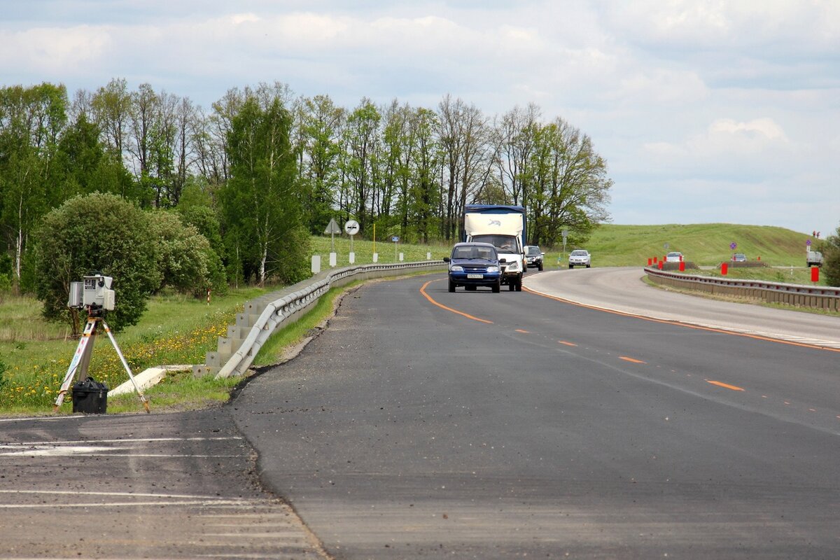 Скоростной режим на трассе м2. Камера 49км+435м.