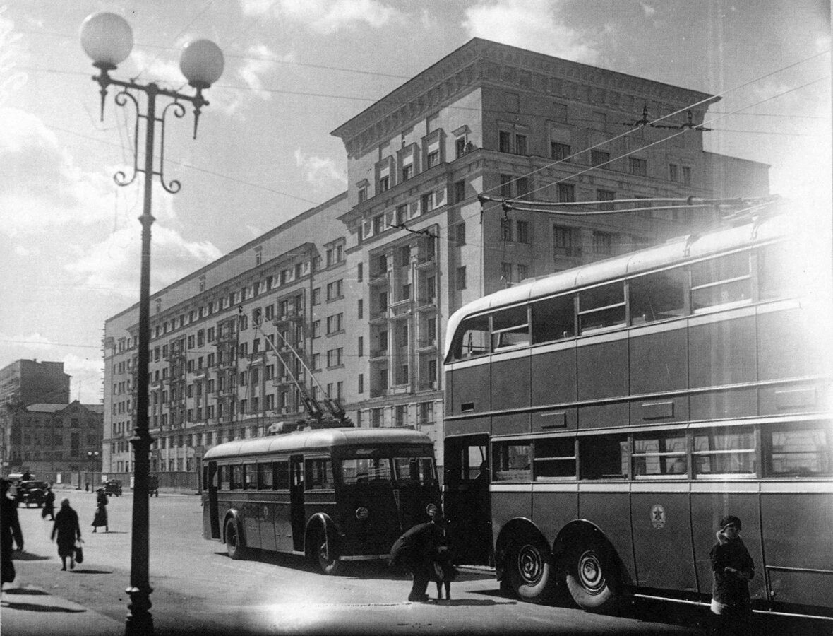 старые троллейбусы в москве