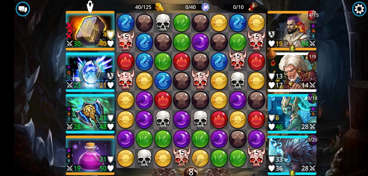 Игровой процесс. В рядах противника затесался карлик.