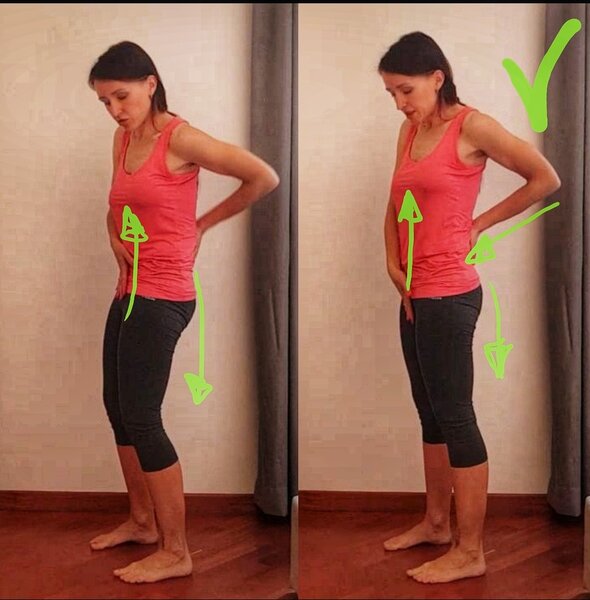 Выполнение тренировочного движения