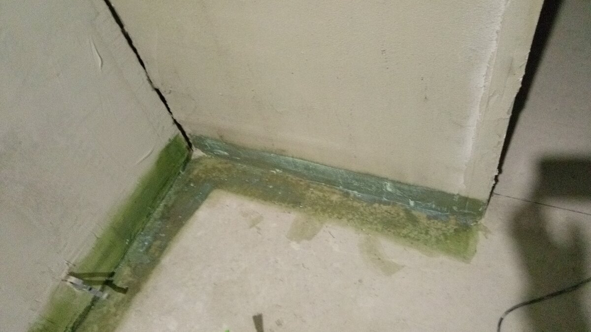 Гидроизоляция швов.