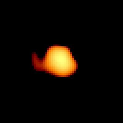 Аккреционный хвост переменной звезды Мира. Автор: Margarita Karovska (Harvard-Smithsonian Center for Astrophysics) and NASA - http://hubblesite.org/gallery/album/entire_collection/pr1997026d/web, Общественное достояние, https://commons.wikimedia.org/w/index.php?curid=1333196