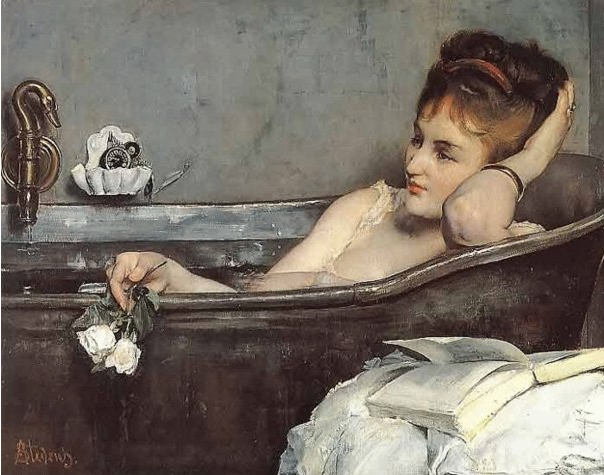 Ванна Альфред Эмиль-Леопольд Стевенс, Живопись, 1874