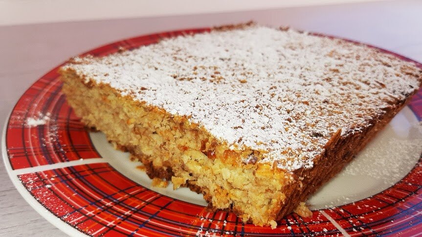 Торт без выпечки из овсянки