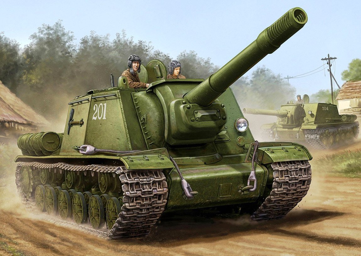 Зверобои"... Советские тяжелые САУ СУ-152 и ИСУ-152 | Немного истории | Дзен