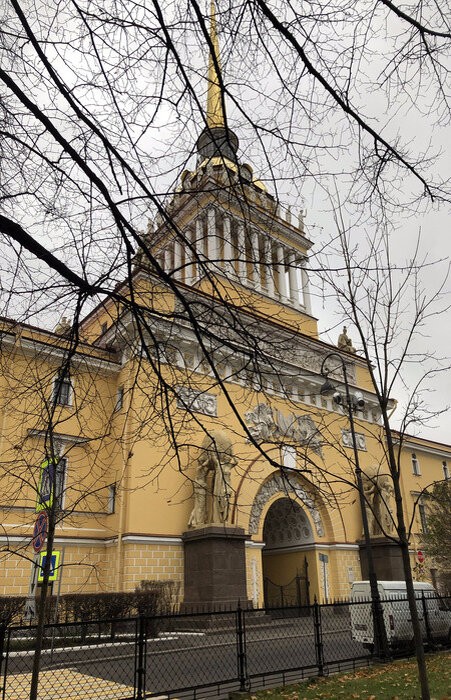 Адмиралтейство, Санкт Петербург,фото автора 07.11.19г.