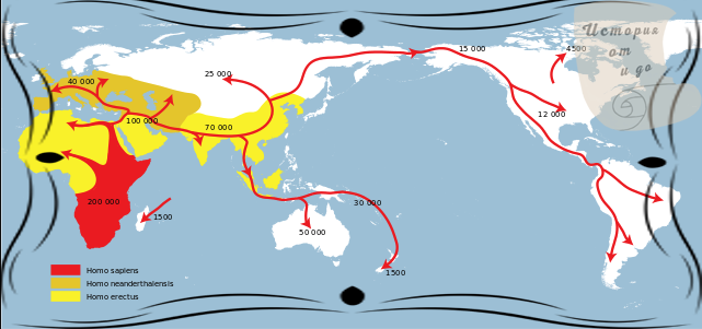 Распространение Homo Sapiens