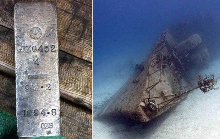 Затонувшее судно SS Gairsoppa