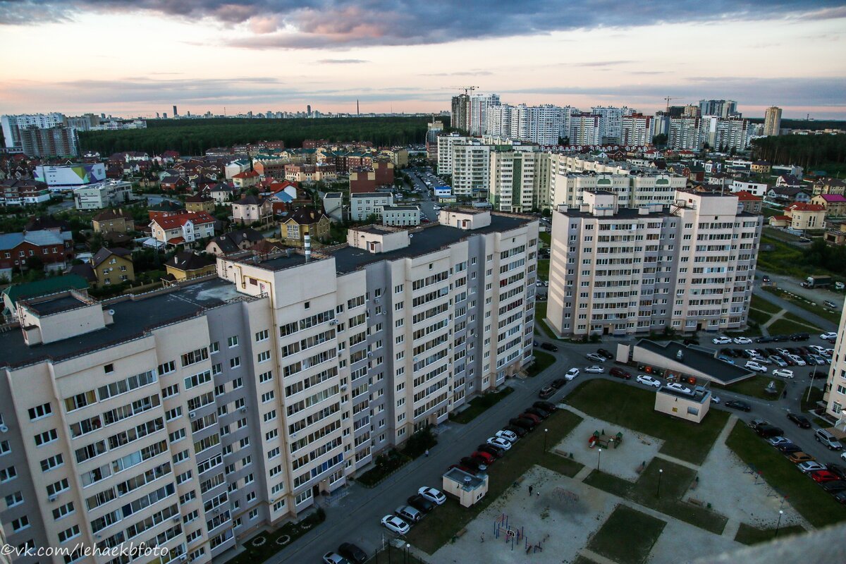 Микрорайон Европейский в Екатеринбурге. Фото вид с сверху. | Живу в  Екатеринбурге | Дзен