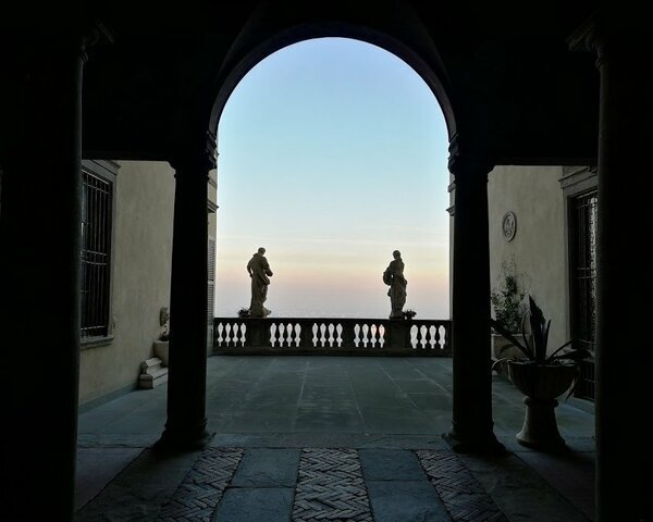 Терраса дворца Терци