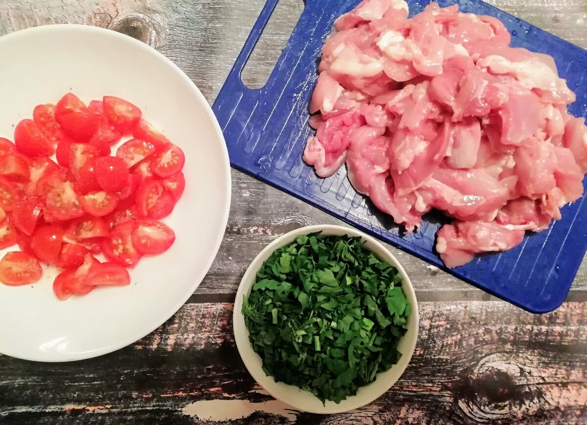  Как приготовить вкусную паста с курицей и свежими помидорами. Ресторанное блюдо за 52 рубля у вас дома. мой рецепт. Фото автора/ Дзен канал "Вилка. Ложка. Палочки" ( https://zen.yandex.ru/kaleidoscope)