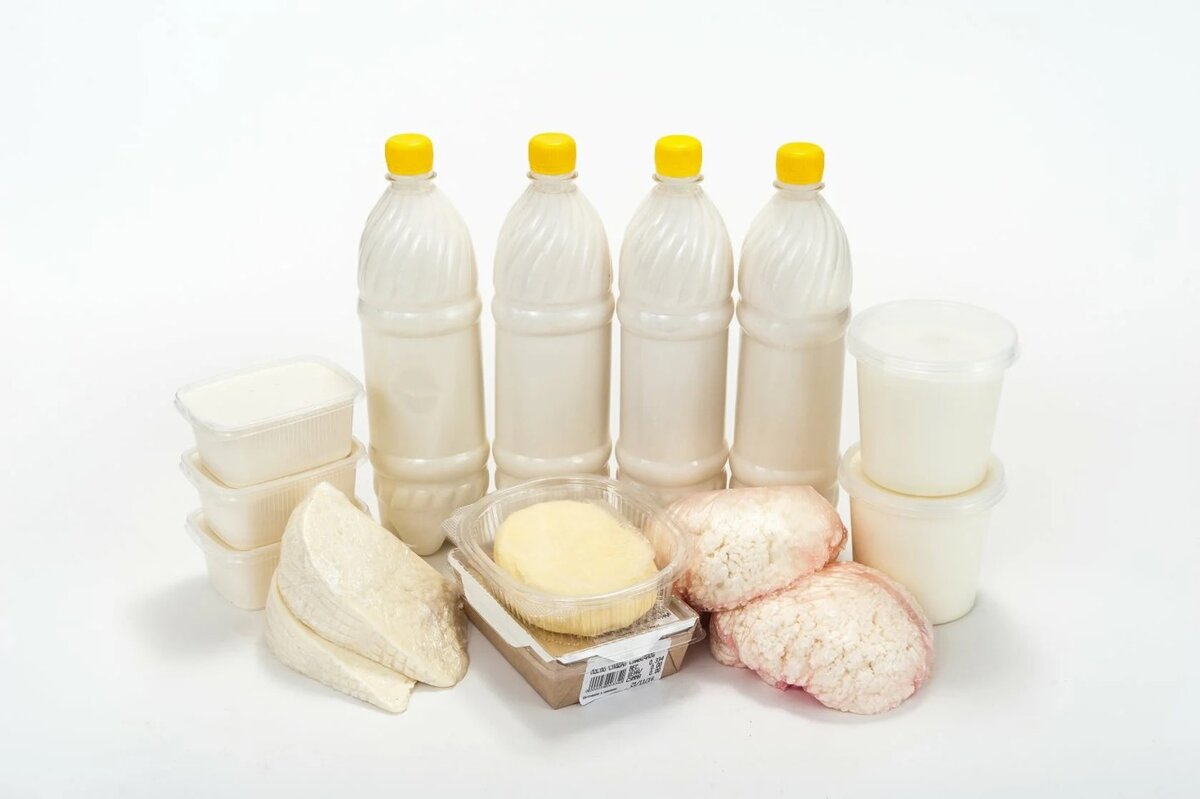 Молочная продукция без маркировки. Фото из открытых источников.