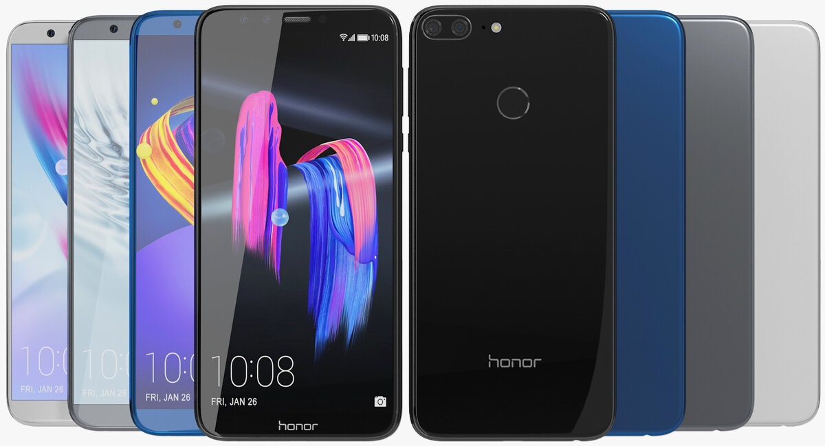 Все цвета Honor 9 Lite