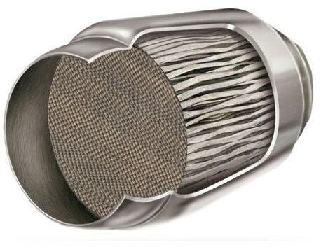 Вот так выглядит катализатор изнутри