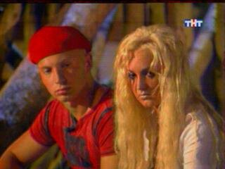 Кадр из телепроекта "ДОМ-2". 2007 год.