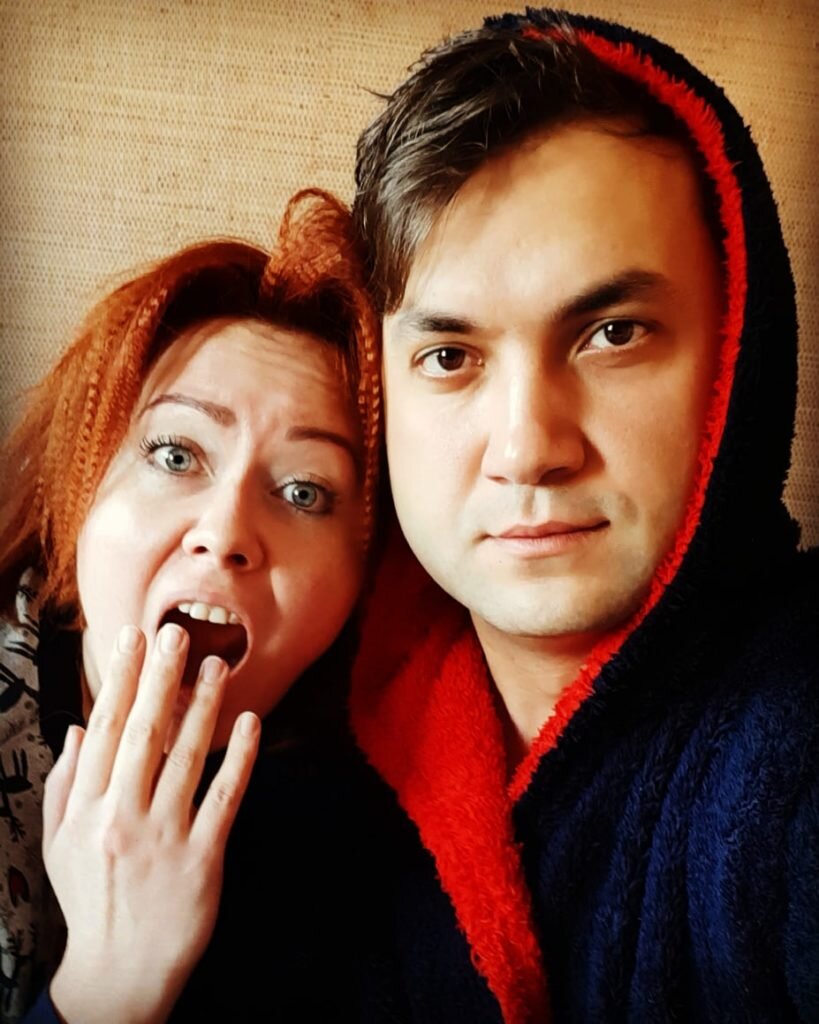 Тарас Кузьмин и его супруга Анна Брусова