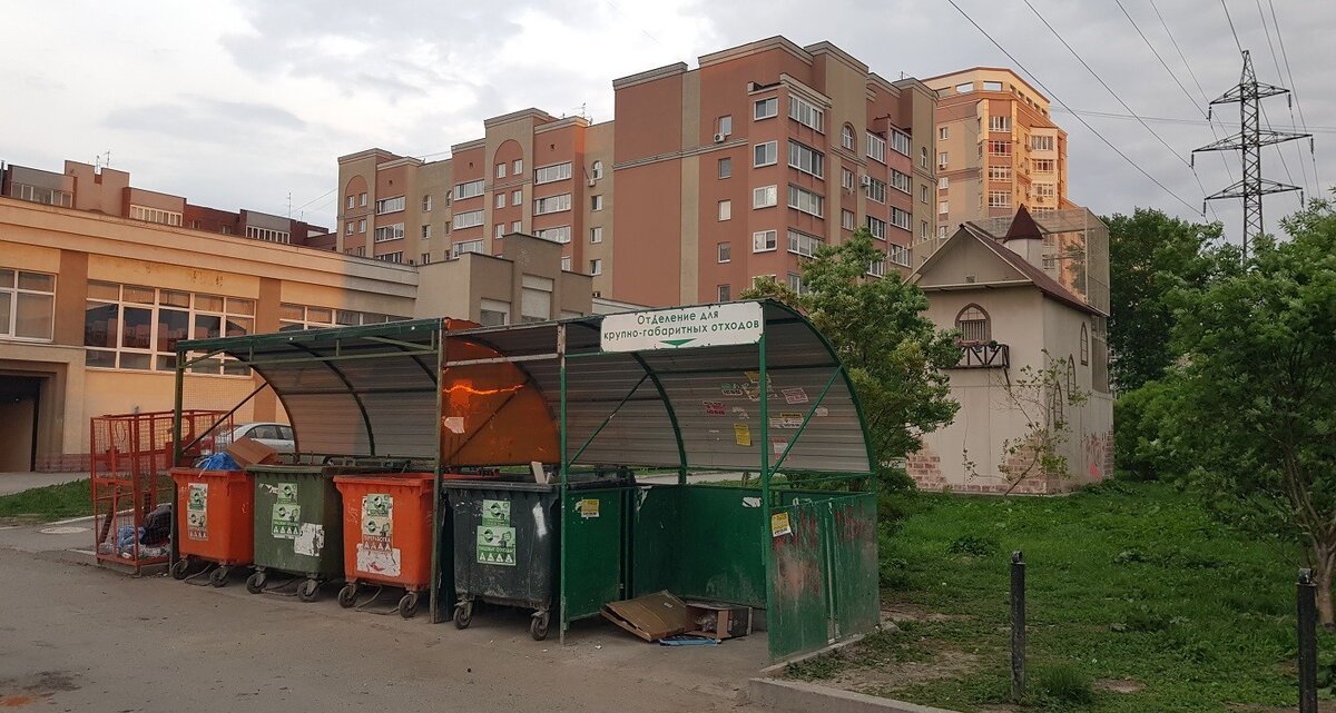 К сожалению, многие бросают обычный органический мусор в "спецконтейнеры" и сетки