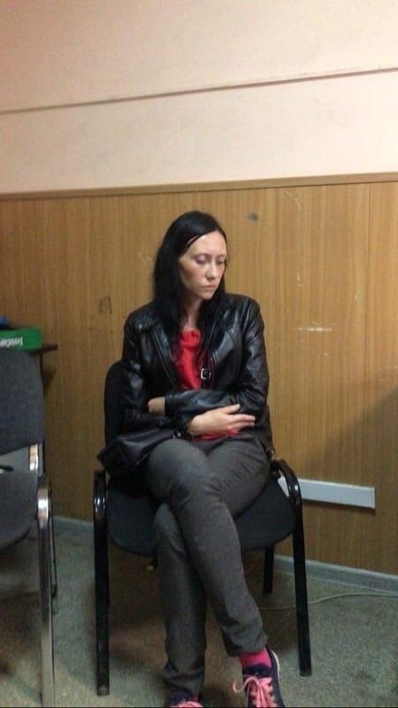 Жена обвиняемого 