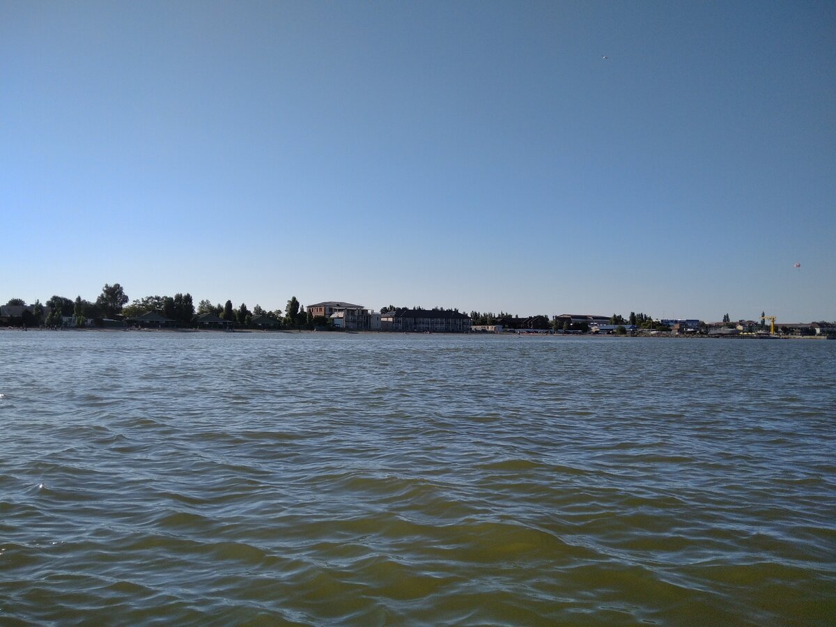 Ейск. Вид с моря. Мое фото.