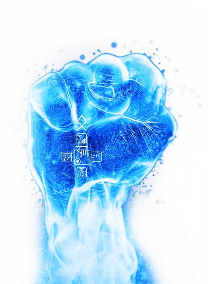 Синяя Обертонная Рука, Хо Маник, кин 187