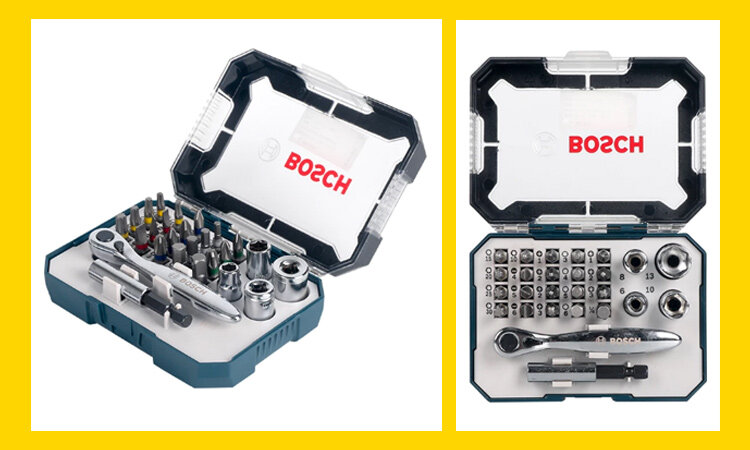 Трещотка Bosch с насадками