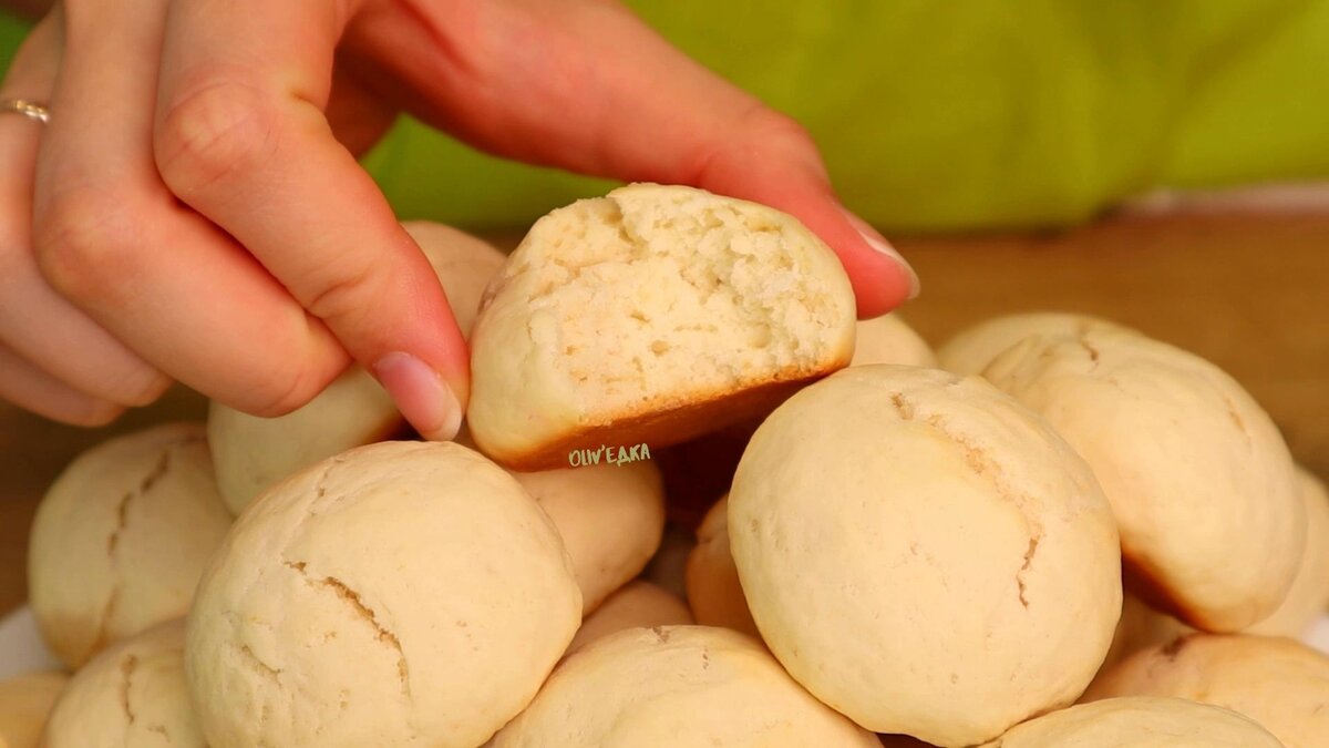 Печенье на йогурте в духовке