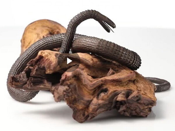 «Живые» скульптуры из металла эпохи Мэйдзи