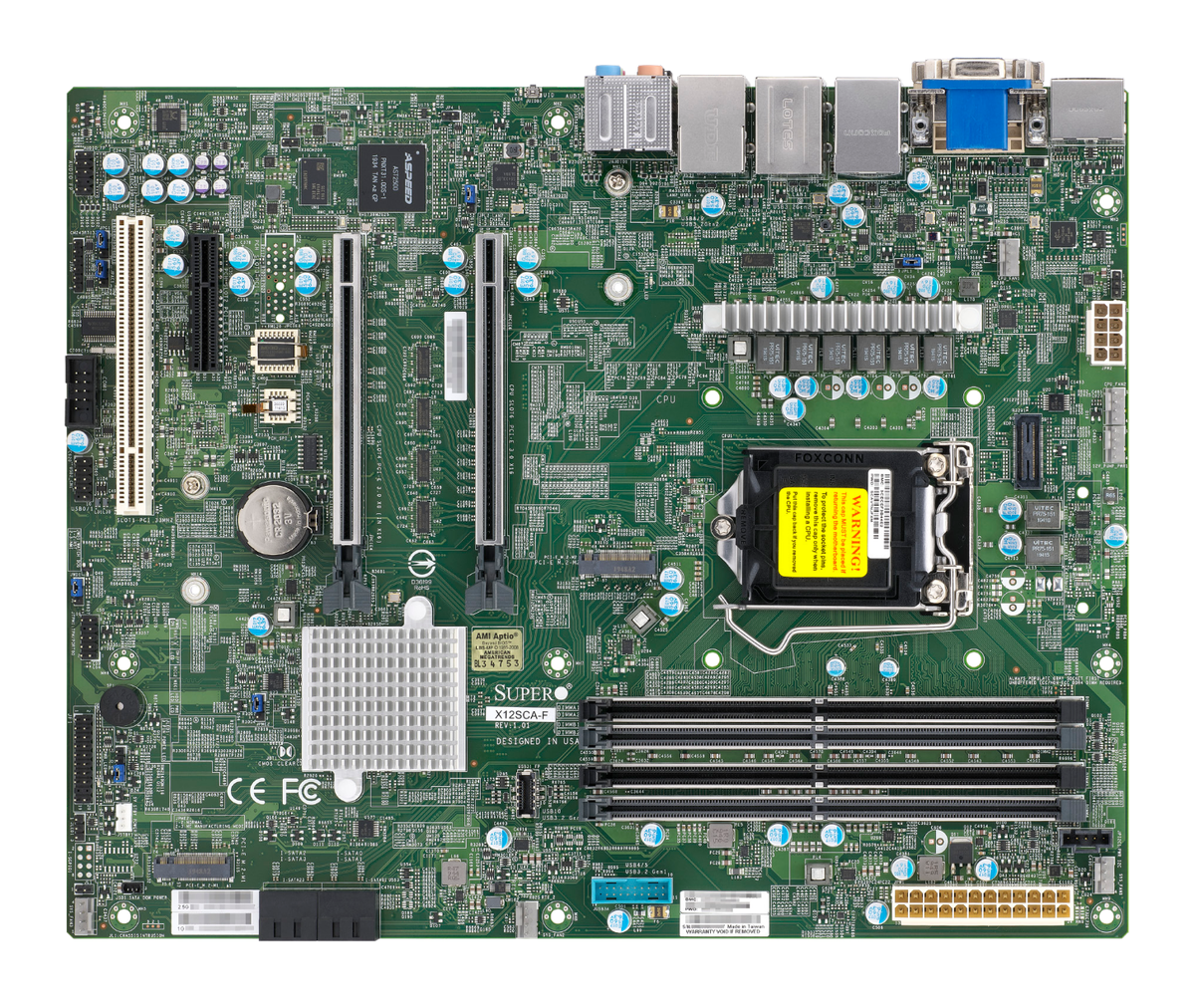 Рис. 1. Материнские платы Supermicro X12SCA-F