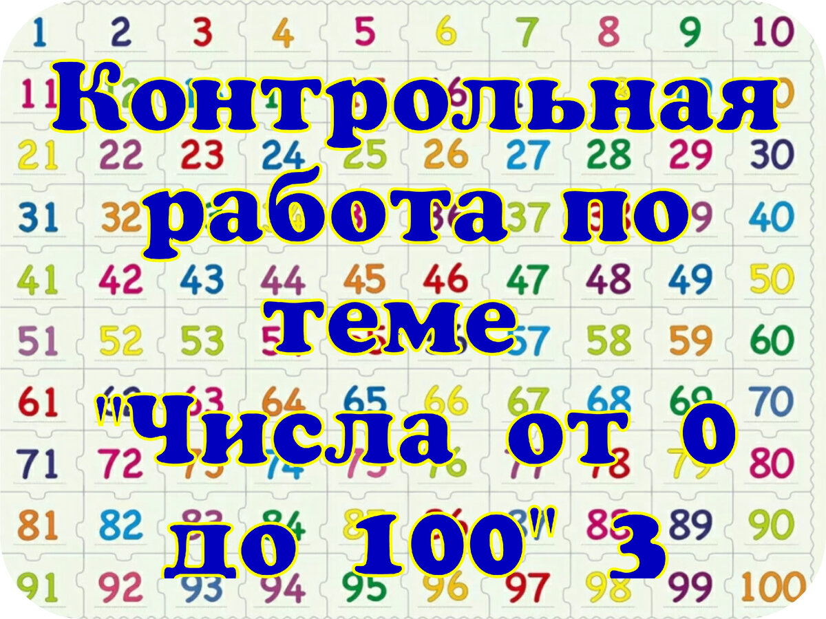 Числа от 0 до 100. Сложение и вычитание. Числовые выражения. | Вместо  репетитора | Дзен