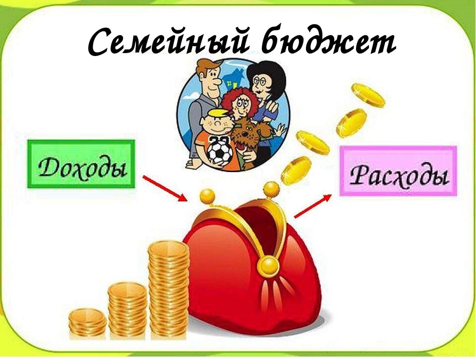 Рисунки доходы и расходы