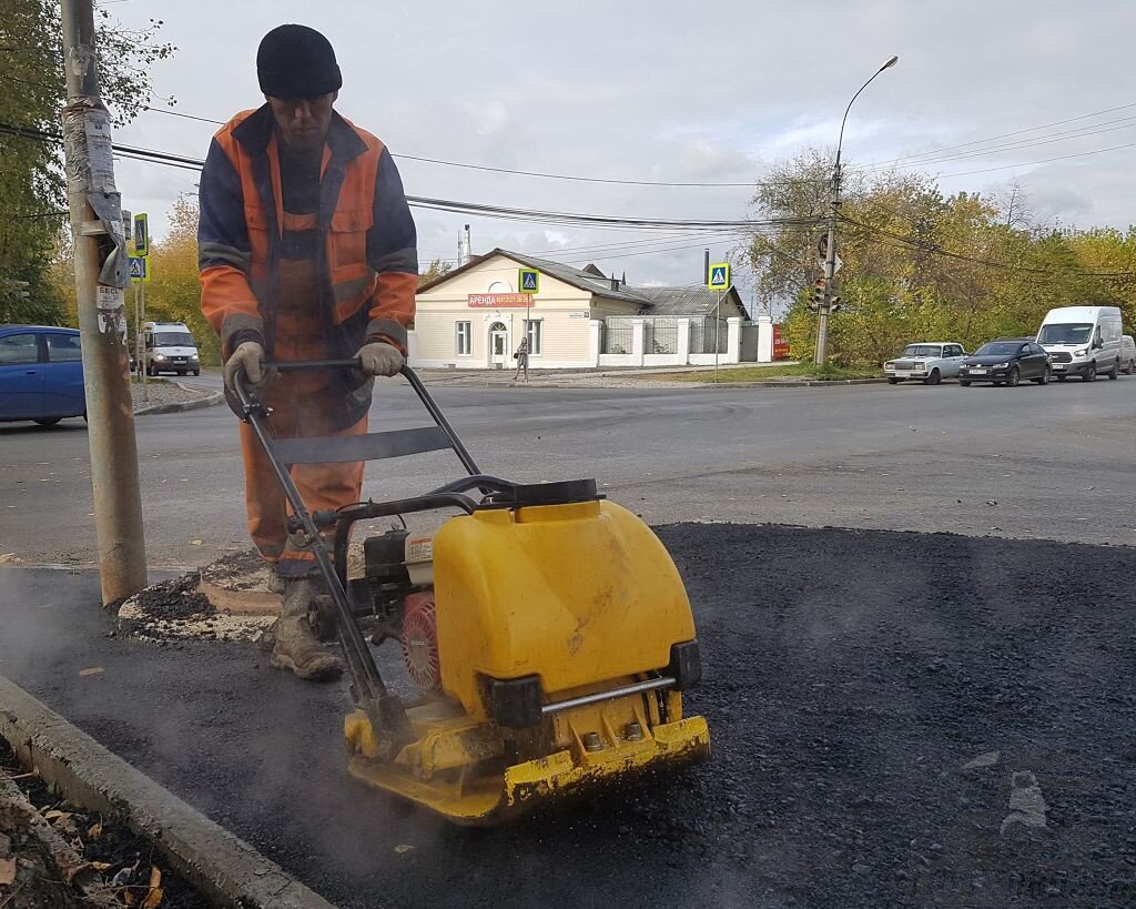 Укладка асфальта