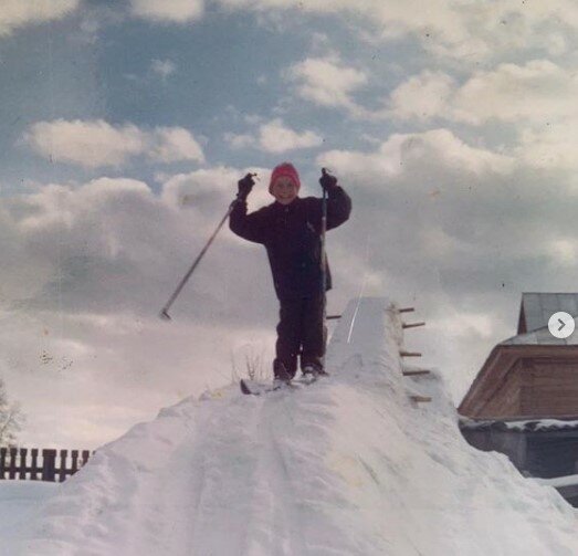 Александр Большунов в детстве 