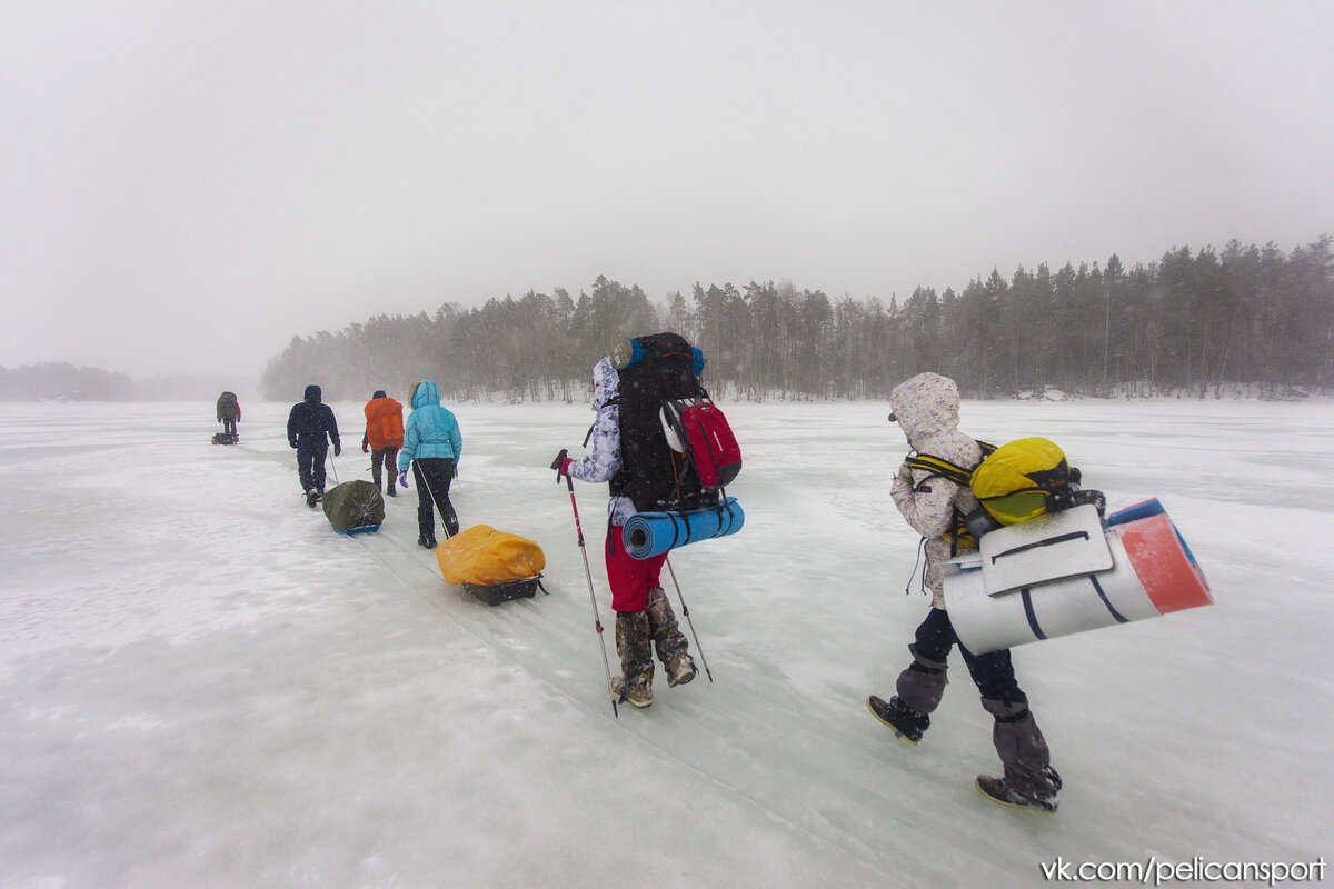Ледяной тропой по Вуоксе