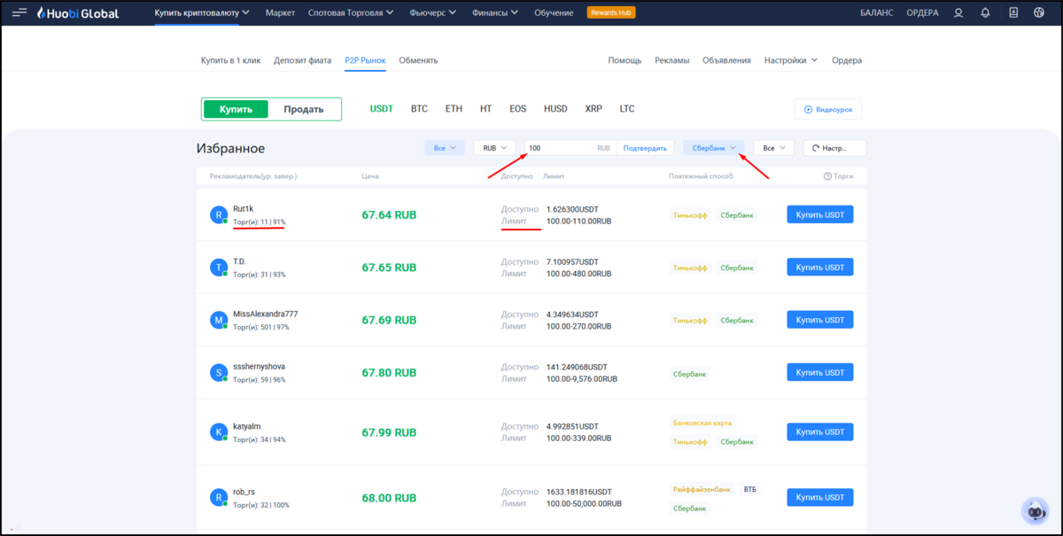 Usdt что это. Криптобиржа Huobi. Покупки за криптовалюту. Как купить криптовалюту BYBIT p2p