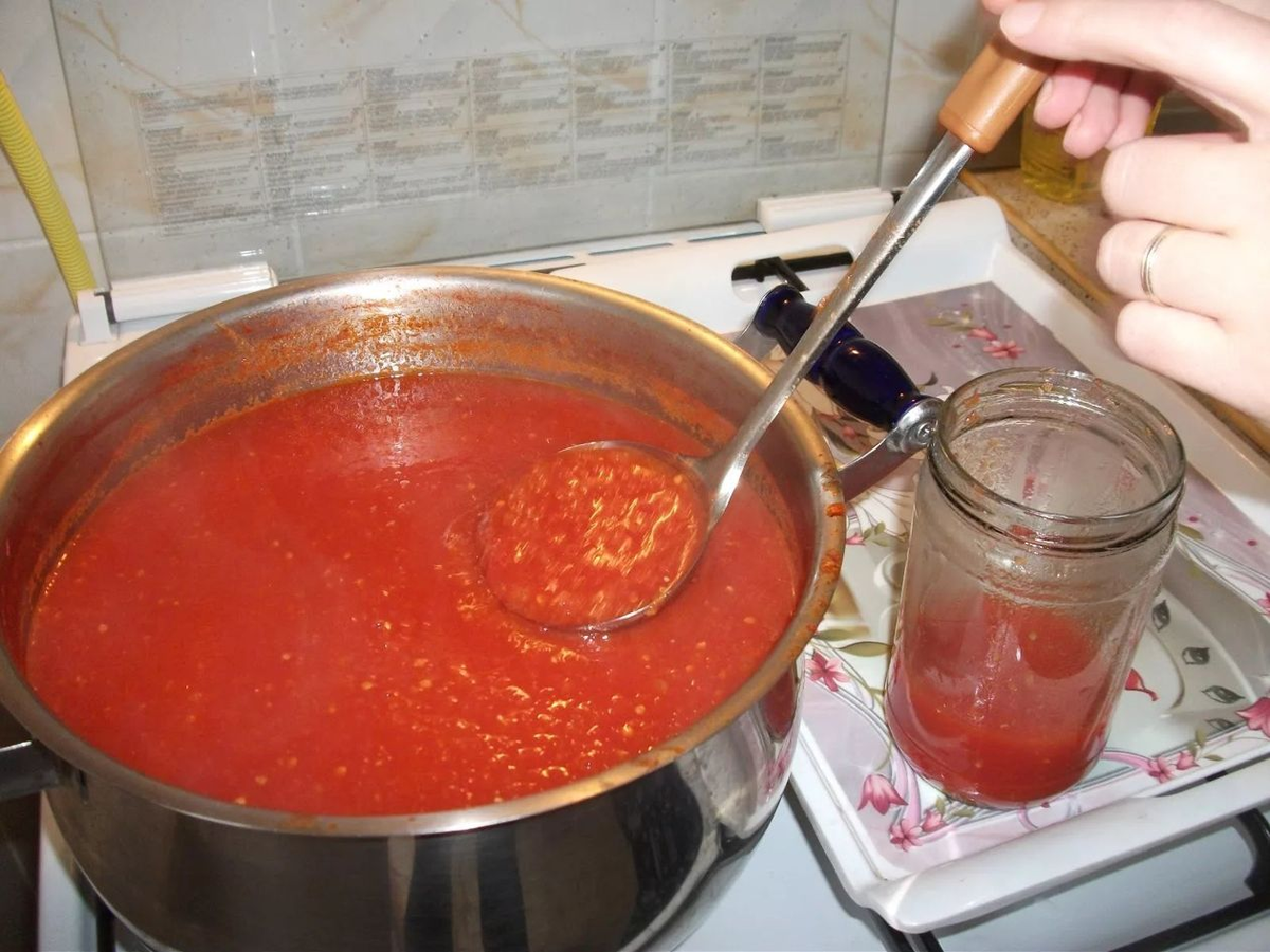 томатный соус из помидор для пиццы на зиму фото 103