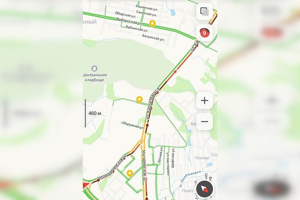     Пробки в Хабаровске 28 ноября. Фото: Яндекс.Карты