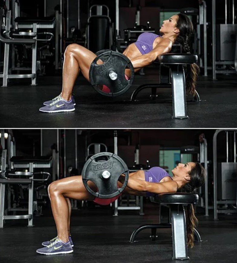 Программа тренировок для ягодиц в зале. Ягодичный мост в тренажёре Смита. Ягодичный мостик со штангой техника. Ягодичный мостик в Смите. Ягодичный мостик со штангой в Смите техника.