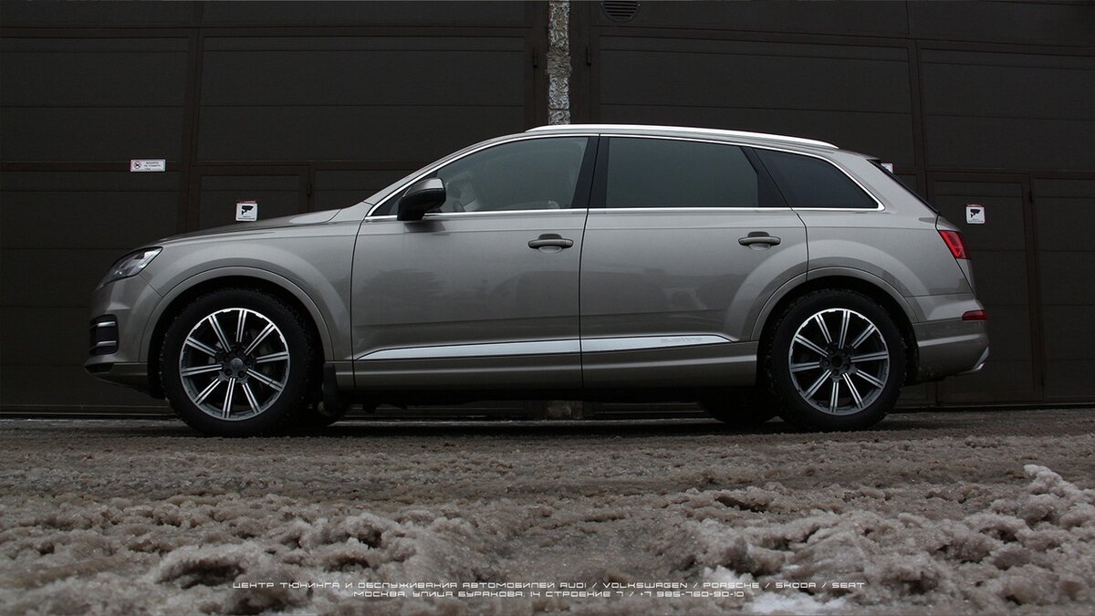 Начали утро понедельника с замены водяного насоса / помпы ОЖ автомобиля AUDI Q7 4M 3.-2