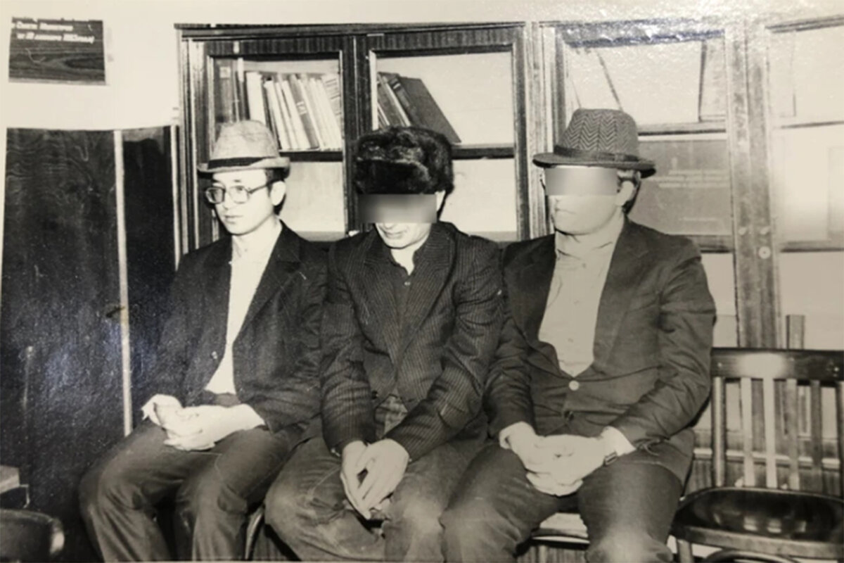 Василий Кулик на опознании 