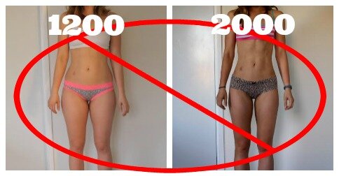 Ела 1200 калорий, выглядела так, теперь ем 2000 калорий, выгляжу так. 
