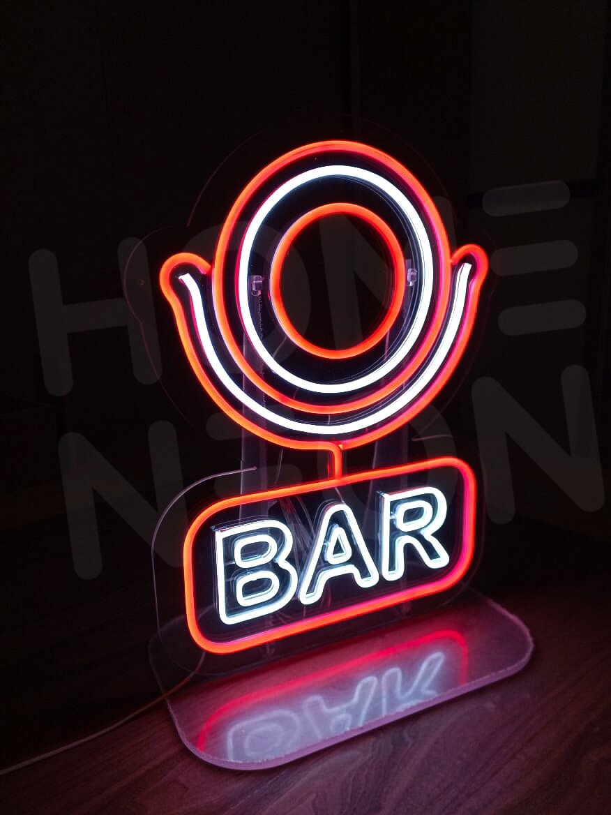 Настольная неоновая лампа Bar.