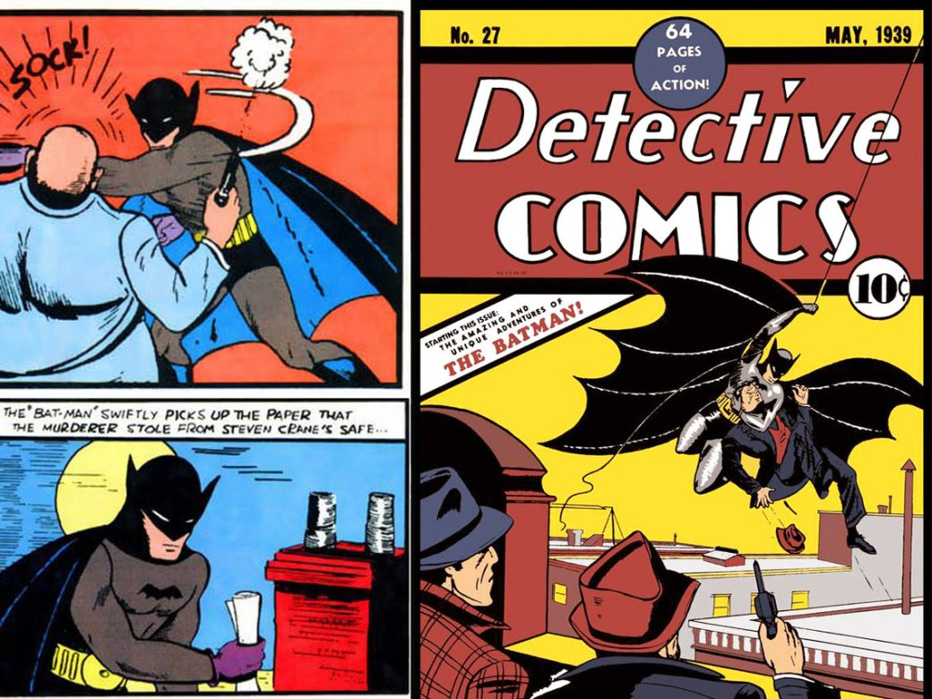 Комиксы бэтмен год. Бэтмен первый комикс 1939. Бэтмен детектив комикс 1 появление. Бэтмен Detective Comics. Detective Comics 27 май 1939.