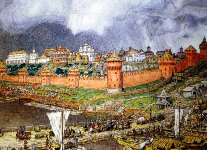 А.М. Васнецов "Московский Кремль при Иване III"