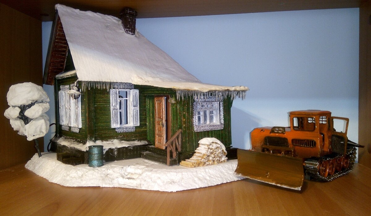 Зимняя изба. Фото из личного архива читателей моего канала